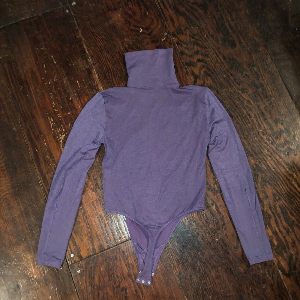 Wolford Opaque Turtleneck Bodysuit S